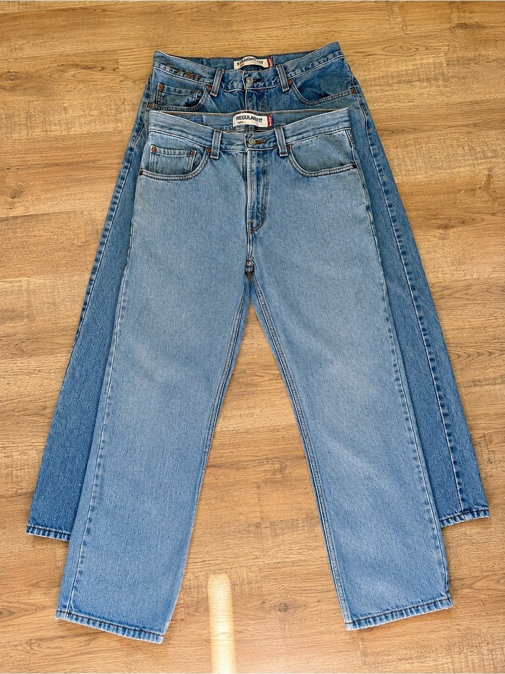 Levi’s 505 Straight & Regular Fit Jeans Men’s 32x30 Light Wash Lot of 2